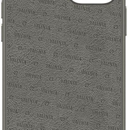 Valenta Leather Back Cover Snap Luxe Apple Iphone 13 Mini Grey Valenta