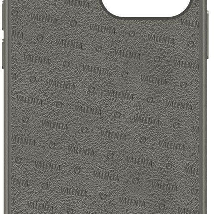 Valenta Leather Back Cover Snap Luxe Apple Iphone 13 Pro Max Grey Valenta