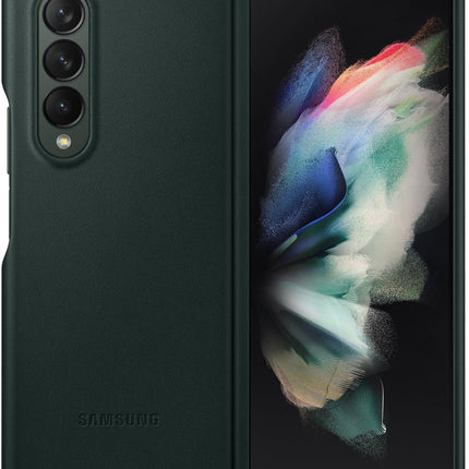 Samsung Ef-Vf926Lgegww Samsung Leather Cover Galaxy Z Fold3 Green Samsung