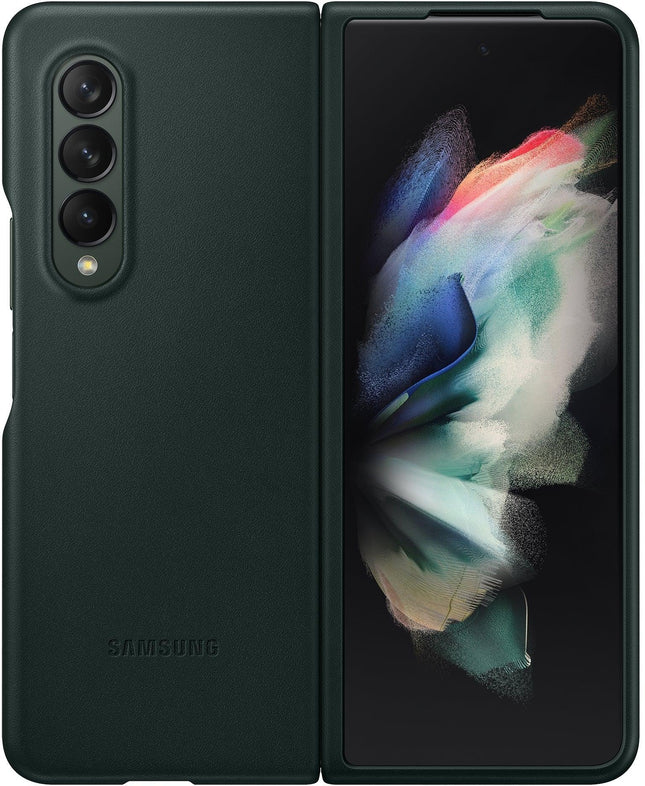 Samsung Ef-Vf926Lgegww Samsung Leather Cover Galaxy Z Fold3 Green Samsung