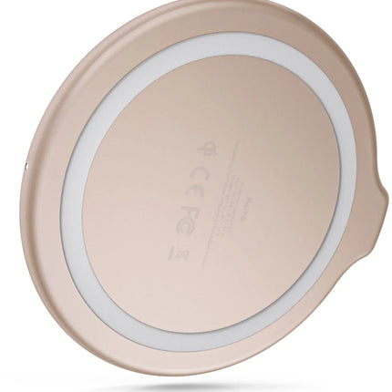 Vonmählen Aura Wireless Charging Pad Glass 7.5W/10W/15W Cool Grey/Rose Gold Vonmählen