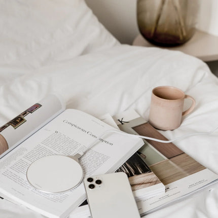 Vonmählen Aura Wireless Charging Pad Glass 7.5W/10W/15W Cool Grey/Rose Gold Vonmählen