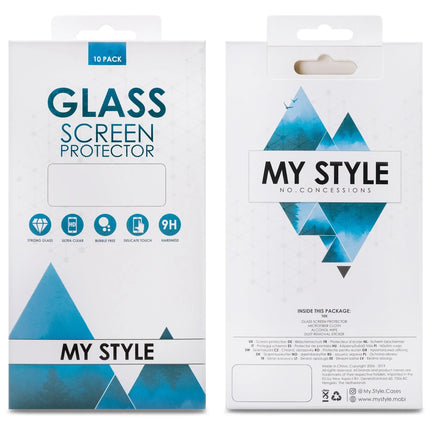 My Style Tempered Glass Screen Protector For Samsung Galaxy A73 5G Clear (10-Pack) My Style