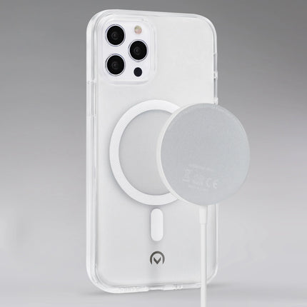 Mobilize Magnetic Wireless Charger Magsafe Compatible 15W White Aluminium