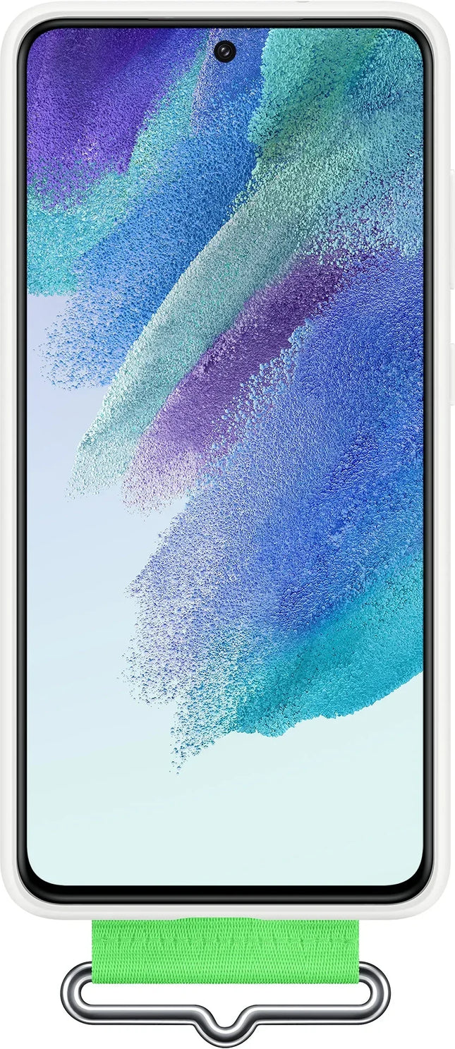 Samsung Ef-Gg990Twegww Samsung Silicone Cover With Strap Galaxy S21 Fe 5G White Samsung