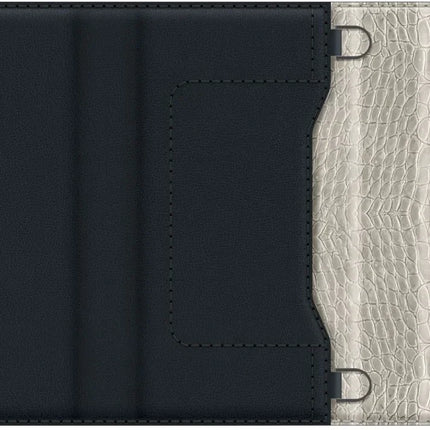 Valenta Clutch Croco Case Snap Universal Large Black