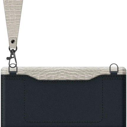 Valenta Clutch Croco Case Snap Universal Large Black