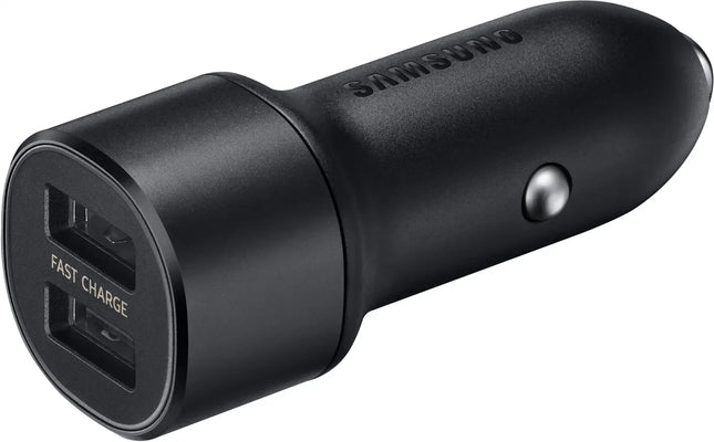 Samsung Ep-L1100Wbegeu Samsung Fast Charge Duo Car Charger 15W Black Bulk