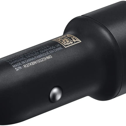 Samsung Ep-L1100Wbegeu Samsung Fast Charge Duo Car Charger 15W Black Bulk