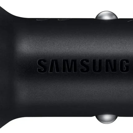 Samsung Ep-L1100Wbegeu Samsung Fast Charge Duo Car Charger 15W Black Bulk