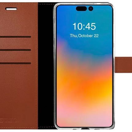 Valenta Book Case Gel Skin Apple Iphone 14 Pro Brown