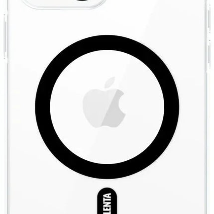 Valenta Tempered Glass Back Cover Magsafe Case Apple Iphone 14 Plus Clear