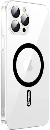 Valenta Tempered Glass Back Cover Magsafe Case Apple Iphone 14 Pro Max Clear