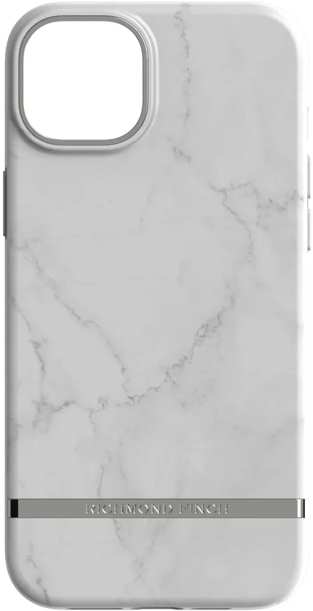 Richmond & Finch Freedom Series One-Piece Apple Iphone 14 Plus White Marble