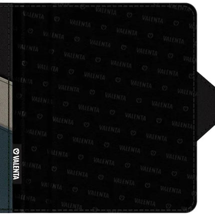 Valenta Card Case Plus Wallet Snap 2-In-1 Black