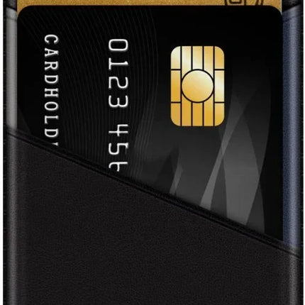 Valenta Card Case Plus Wallet Snap 2-In-1 Black