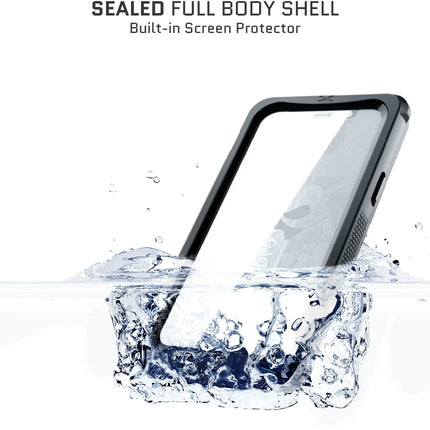 Ghostek Nautical Waterproof Magsafe Case + Belt Swivel Holster Apple Iphone 14 Plus Clear