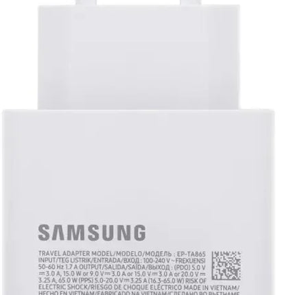 Samsung Ep-Ta865Xwegww Samsung Fast Pd Wall Charger Usb-C 65W White Bulk