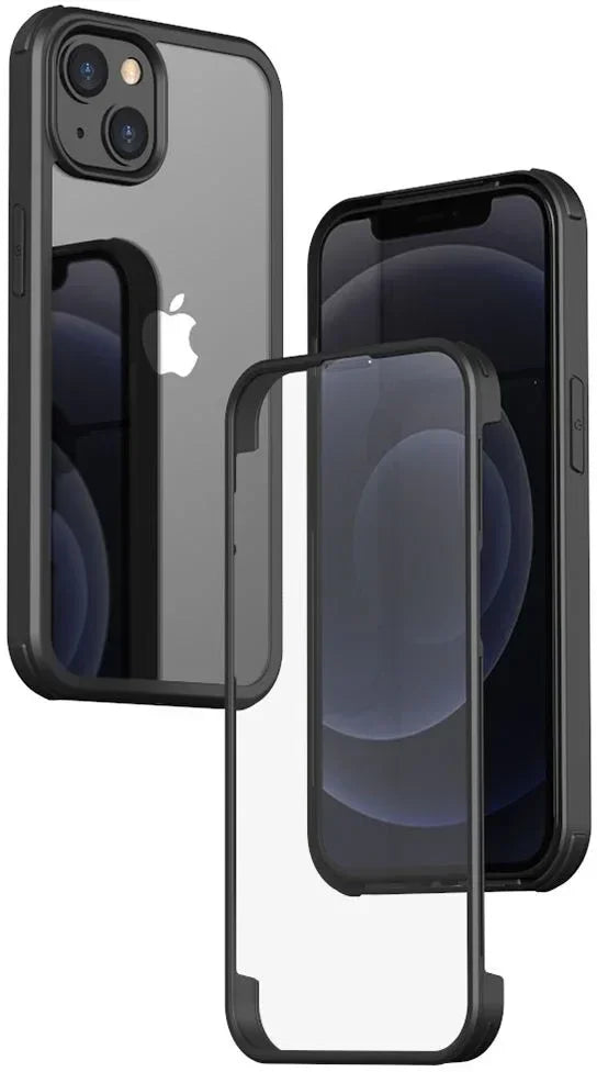 Valenta Tempered Glass Full Cover Bumper Case Apple Iphone 14 Plus Black