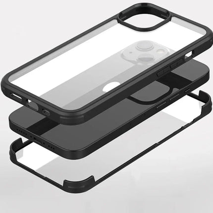 Valenta Tempered Glass Full Cover Bumper Case Apple Iphone 14 Plus Black