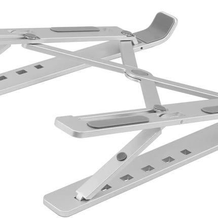 Mobilize Aluminium Laptop Stand Up To 15.6 Inch Silver