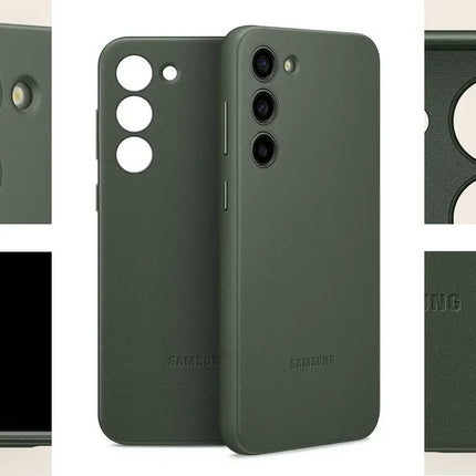 Samsung Ef-Vs916Lgegww Samsung Leather Cover Galaxy S23+ 5G Green