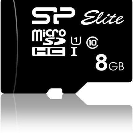 Silicon Power Micro Sdhc Incl. Sd Adapter 8Gb Uhs-1 Class 10