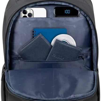 Rivacase Tegel Coated Eco Laptop Backpack 15.6Inch Black