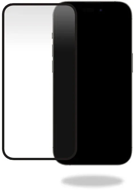 Mobilize Glass Screen Protector - Black Frame - Apple Iphone 15 Pro
