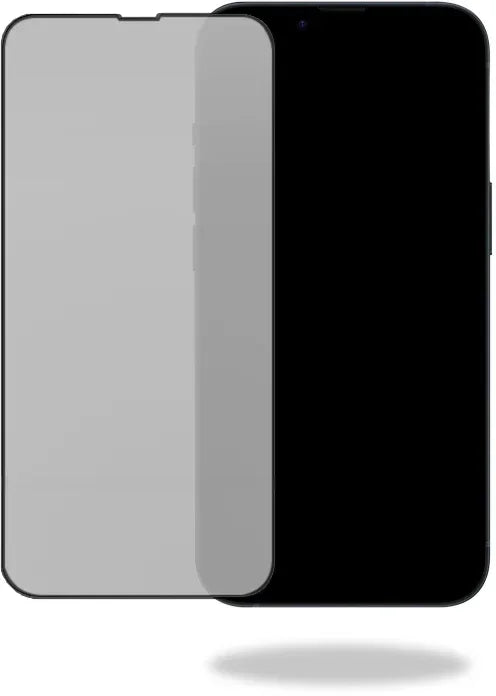 Mobilize Privacy Glass Screen Protector - Black Frame - For Apple Iphone 15 Pro