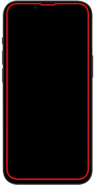 Mobilize Privacy Glass Screen Protector - Black Frame - For Apple Iphone 15 Pro