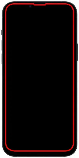 Mobilize Privacy Glass Screen Protector - Black Frame - For Apple Iphone 15 Pro Max