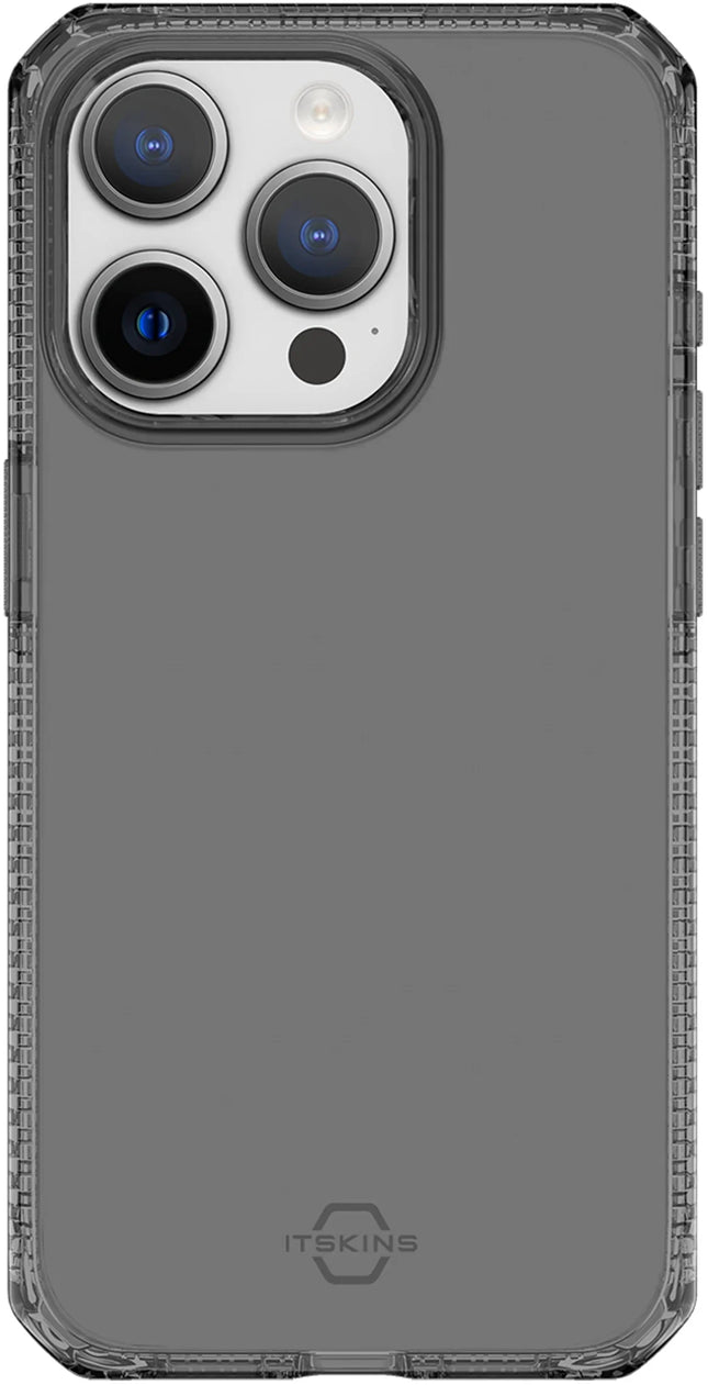 Itskins Level 2 Spectrumclear_R For Apple Iphone 15 Pro Smoke