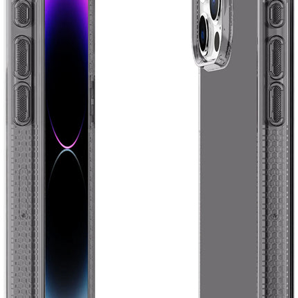 Itskins Level 2 Spectrumclear_R For Apple Iphone 15 Pro Smoke