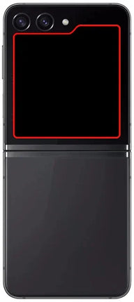 Mobilize Glass Screen Protector Samsung Galaxy Z Flip5 (Outer Display + Camera)