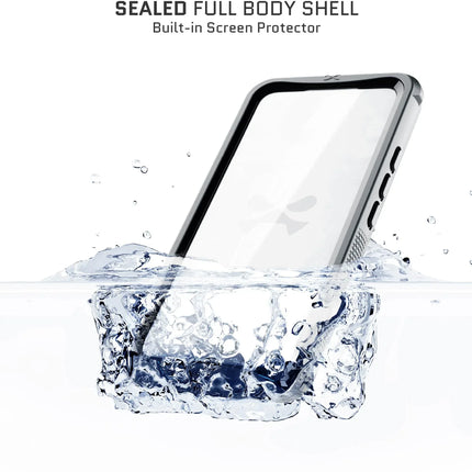 Ghostek Nautical Waterproof Magsafe Case + Belt Swivel Holster Apple Iphone 15 Pro Clear
