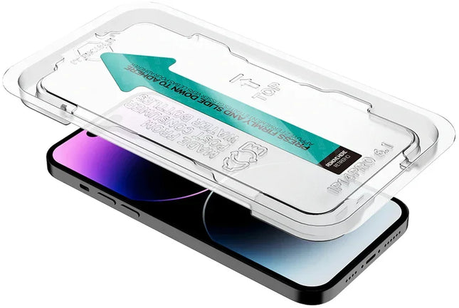 Itskins Supreme Glass Screen Protector With Alignment Tool Apple Iphone 14 Pro Clear
