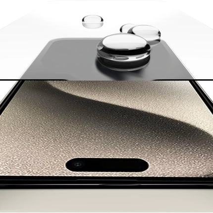 Itskins Supreme Glass Screen Protector With Alignment Tool Apple Iphone 15 Pro Clear