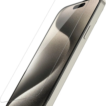 Itskins Supreme Glass Screen Protector With Alignment Tool Apple Iphone 15 Pro Clear