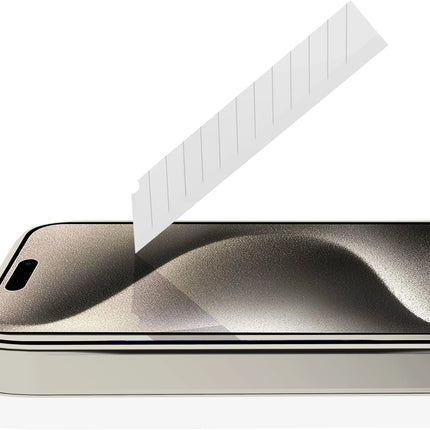 Itskins Supreme Glass Screen Protector With Alignment Tool Apple Iphone 15 Pro Max Clear