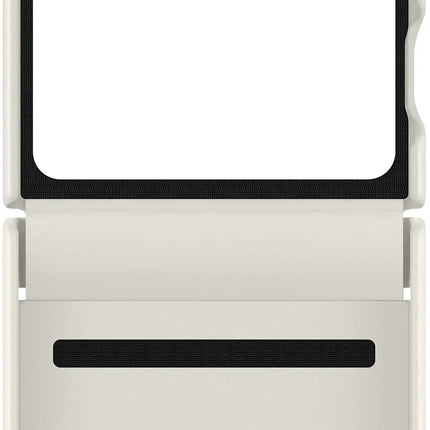 Samsung Ef-Vf731Puegww Samsung Flap Vegan Leather Case Galaxy Z Flip5 Cream