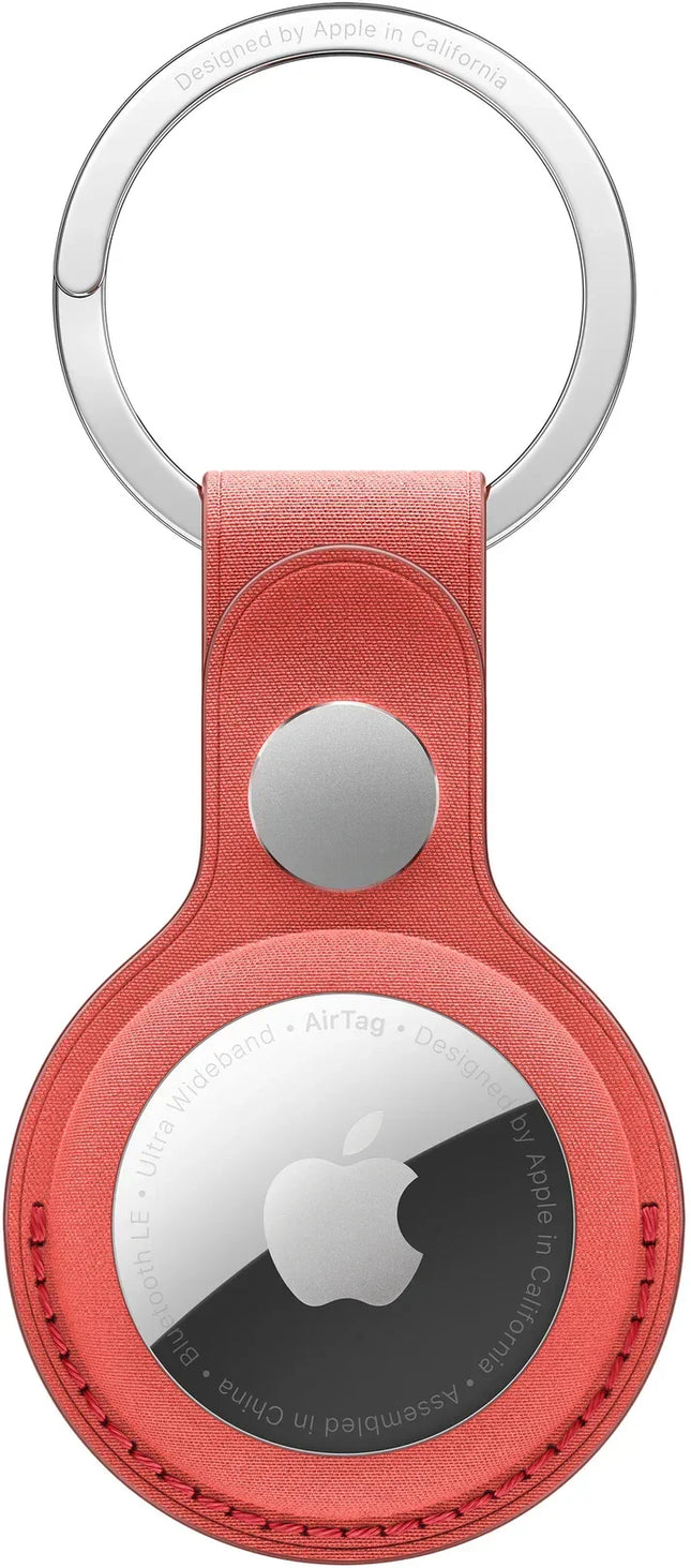 Apple Mt2M3Zm/A Apple Airtag Finewoven Key Ring Coral