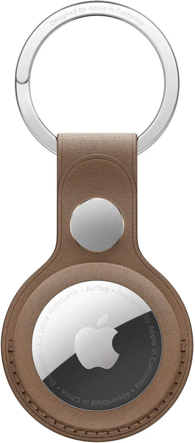 Apple Mt2L3Zm/A Apple Airtag Finewoven Key Ring Taupe