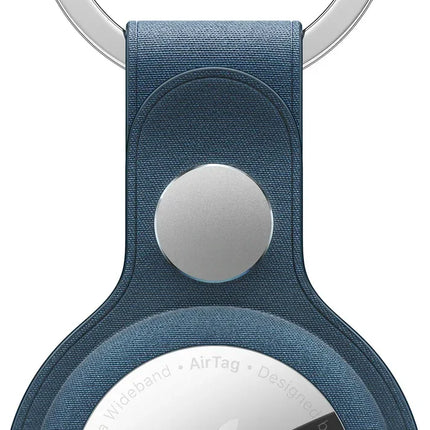 Apple Mt2K3Zm/A Apple Airtag Finewoven Key Ring Pacific Blue