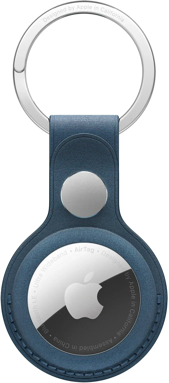 Apple Mt2K3Zm/A Apple Airtag Finewoven Key Ring Pacific Blue