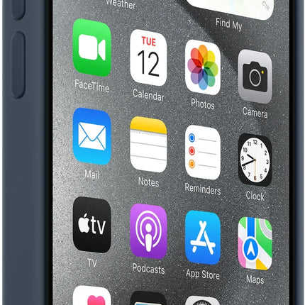 Apple Mt1P3Zm/A Apple Silicone Case With Magsafe Iphone 15 Pro Max Storm Blue