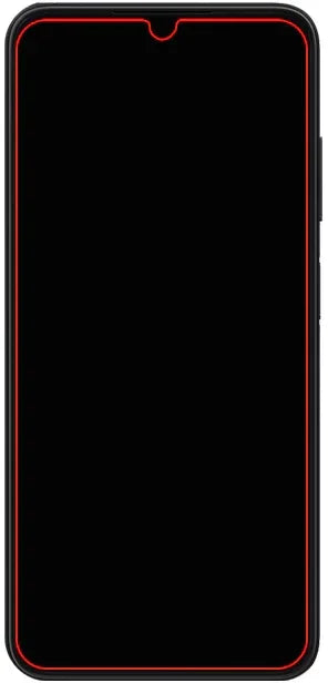 Mobilize Glass Screen Protector - Black Frame - Samsung Galaxy A05S 4G