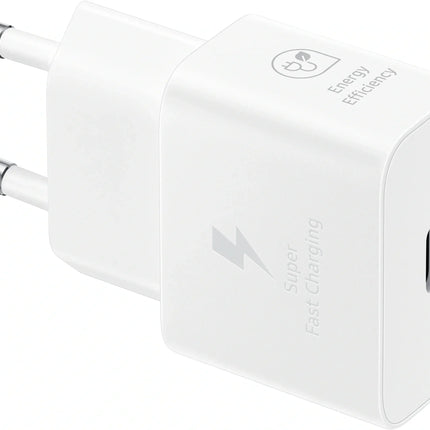 Samsung Ep-T2510Xwegeu Samsung Usb-C Pd Wall Charger 25W + Usb-C Cable White Bulk