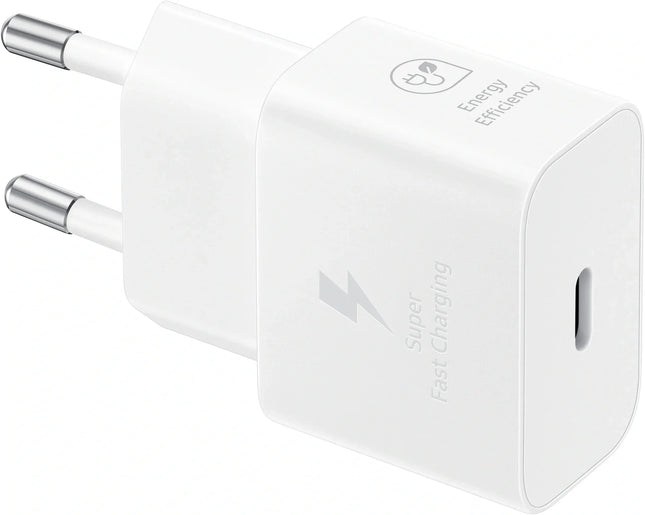 Samsung Ep-T2510Xwegeu Samsung Usb-C Pd Wall Charger 25W + Usb-C Cable White Bulk