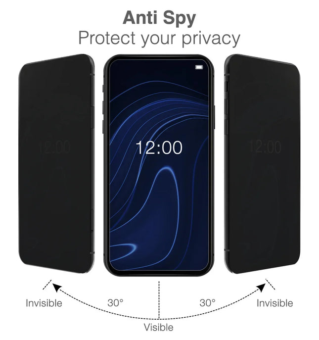 Mobilize Privacy Glass Screen Protector - Black Frame - For Samsung Galaxy S24 Ultra 5G